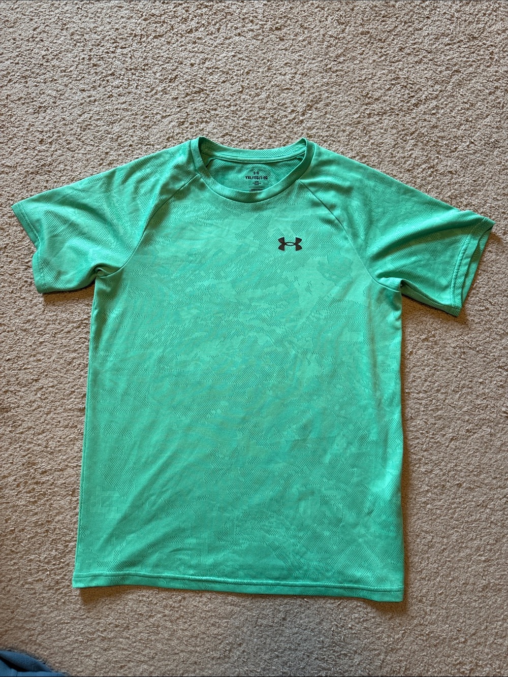 Under Armour Men’s Mint Green Short Sleeve Performance Tee